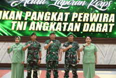 Kasad Pimpin Laporan Korps PATI TNI AD, Danrem 042/Gapu Resmi Naik Pangkat