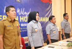Tindak Lanjuti MoU dan PKS Pembentukan Sentra KI, Kanwil Kemenkum Jambi Gelar Rapat Koordinasi Bersama