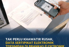 Tak Perlu Khawatir Rusak, Data Sertipikat Elektronik Tersimpan di Brankas Elektronik