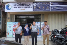 Kabut Asap Jadi Perhatian, Kanwil Kemenkum Jambi lakukan Koordinasi dengan Dinas Kesehatan dan Kanwil HAM