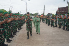 Danrem 042/Gapu Kunker ke Kodim 0419/Tanjab, Tekankan Disiplin dan Respons Cepat di Wilayah