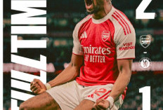 Arsenal Makin Kokoh di Puncak Klasemen Usai Gebuk Chelsea 2-1