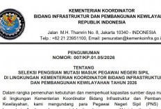 Kemenko Infra Buka Seleksi Pengisian Mutasi Masuk PNS 2026, Sediakan 74 Formasi, Ini Syarat & Jadwal Resminya