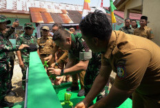 Pangdam XX/Tuanku Imam Bonjol Tutup Karya Bakti Skala Besar Kodim 0420/Sarko