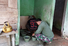 Prajurit Kodim 0416/Bute Tingkatkan Kualitas Bangunan Langgar Nurul Fajri di Lokasi TMMD ke-129