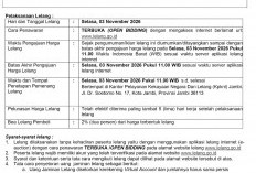 Pengumuman Kedua Lelang Eksekusi Hak Tanggungan BRI Debitur Atas Nama Ervin Afrianto