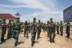 Danrem 042/Gapu Tinjau Yonif TP 844/Ksatria Batanghari & Kompi Senapan B Yonif 142/Ksatria Jaya Kabupaten Tebo