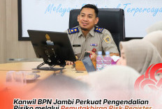Kanwil BPN Jambi Perkuat Pengendalian Risiko Melalui Pemutakhiran Risk Register Triwulan Tahun 2026