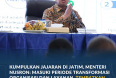 Kumpulkan Jajaran di Jatim, Menteri Nusron: Masuki Periode Transformasi Organisasi dan Layanan