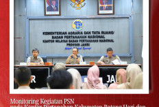 Kantor Wilayah BPN Provinsi Jambi Monitoring Kegiatan PSN pada Kantor Pertanahan Kabupaten Batanghari