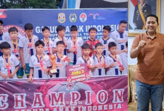 Salut dan Bangga, Bupati M Syukur Apresiasi SSB Batang Merangin Raih Juara 3 Seri Nasional