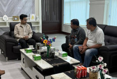 Koordinasi Strategis, Kanwil Kemenkum Jambi dan Pemkot Bahas Hari KI dan Posbankum