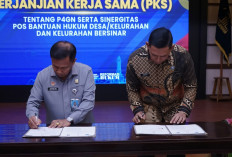 Tingkatkan Kesadaran Hukum Masyarakat, Kanwil Kemenkum Jambi dan BNNP Jambi Tandatangani Kerja Sama P4GN