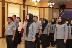 Awali 2026, Kanwil Kemenkum Jambi ikuti Apel Pagi Bersama di Lingkungan Kementerian Hukum