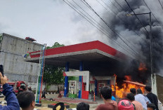 Mobil Tengah Isi BBM Terbakar di SPBU Punti Luhur, Sopir Alami Luka Bakar