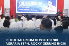 Isi Kuliah Umum di Politeknik Agraria STPN, Rocky Gerung Ingin Taruna/i Pahami Tiga Konsep