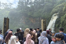 Parkir Gratis di Wisata Air Terjun Telun Berasap Kayu Aro, Tiket Masuk Sesuai Perda