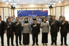 Kakanwil Kemenkum Jambi Lantik Pejabat Manajerial dan Kenaikan Jenjang Jabatan Fungsional