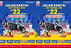Modal Rp10 Ribu Bisa Bawa Pulang Motor di Jalan Santai HUT Trona JPM ke 22