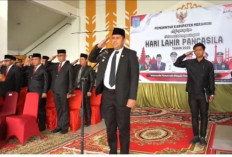 Upacara Harlah Pancasila, Bupati M Syukur Ingatkan Disiplin ASN, Semangat Goro dan Kebersamaan