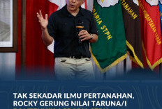 Tak Sekadar Ilmu Pertanahan, Rocky Gerung Nilai Taruna/i Politeknik Agraria STPN Belajar Banyak Disiplin Ilmu