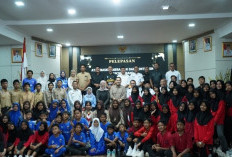 Lepas Kontingen Marching Band dan Basket, Bupati M. Syukur Siapkan Bonus Bagi Peraih Juara