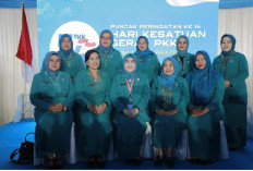 Ketua TP PKK Tanjung Jabung Barat Hadiri Puncak HKG PKK Nasional ke-54 di Makassar