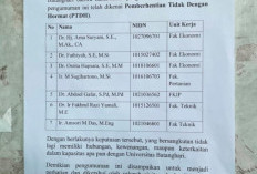 Merasa Tak Lakukan Pelanggaran Berat, Prof. Arna Buka Peluang Gugat Pengumuman PDTH Pj Rektor Unbari Yunan
