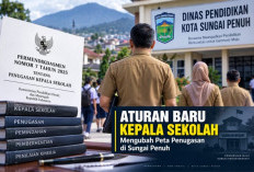 5 Kepala SMPN Sungai Penuh Dicopot, Disdik Lakukan Penataan—Ini Nama Plt Pengganti