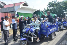 Maulana Launching Kampung Bahagia dan OPBM, 12 Gerobak Motor Jemput Sampah Warga