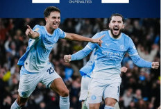 Sempat Dua Kali Tertinggal, Manchester City Singkirkan Brighton Lewat Drama Penalti