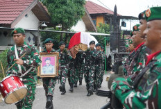 Danrem 042/Gapu Pimpin Pemakaman Militer Alm Kolonel Inf (Purn) Sutrisno, Dedikasi Dikenang Sepanjang Masa