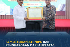 Kementerian ATR/BPN Raih Penghargaan dari ANRI atas Penyelamatan dan Pelestarian Arsip