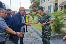 Danrem 042/Garuda Putih Sambut Kedatangan Wamenaker RI dalam Kunjungan Kerja ke Provinsi Jambi
