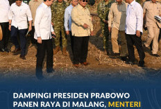 Dampingi Presiden Prabowo Panen Raya di Malang, Menteri Nusron: Ketahanan Pangan Butuh Kepastian Hukum Tanah