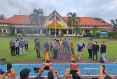 40 Kilo Ganja Dimusnahkan, AKBP Wendi : Kita Kejar Pelaku Sampai Ke Bandar Lampung