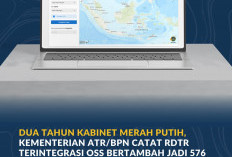 Dua Tahun Kabinet Merah Putih, Kementerian ATR/BPN Catat RDTR Terintegrasi OSS Bertambah Jadi 576