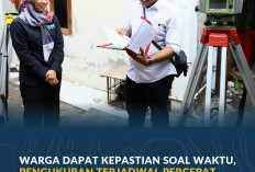 Warga Dapat Kepastian Soal Waktu, Pengukuran Terjadwal Percepat Layanan Pertanahan