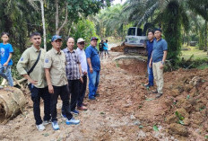 Bupati Merangin H. M. Syukur Mulai Pembangunan Box Culvert Jalan Utama Desa Rejo Sari