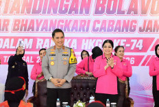 Turnamen Voli Kapolda Cup Meriahkan HKGB ke-74, Pererat Silaturahmi Bhayangkari Polda Jambi