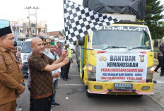 Dedy Putra Lepas Pengiriman Bantuan Kemanusiaan untuk Korban Bencana Sumatera