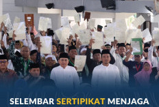Selembar Sertipikat Menjaga Amanah Tanah Wakaf