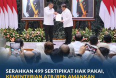 Serahkan 499 Sertipikat Hak Pakai, Kementerian ATR/BPN Amankan Rp124 Triliun Aset Pemprov DKI Jakarta