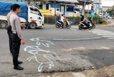 Kecelakaan Maut Truk Box dan Motor di Simpang Mendalo, Satu Orang Tewas di TKP
