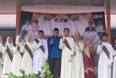 Bupati M. Syukur Haru dan Bangga, Sang Putra Turut Wisuda Tahfidz di SMPN 1 Merangin