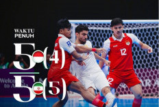 Dramatis! Timnas Futsal Indonesia Kalah Penalti dari Iran 4-5