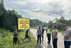 Jasa Raharja Bersama Polres Lakukan Pemasangan Spanduk di Titik Rawan Kecelakaan