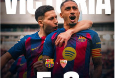 Barcelona Bantai Sevilla 5-2, Raphinha Cetak Tiga Gol