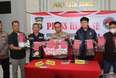 Sabu, Ekstasi hingga Etomidate Bernilai Miliaran Disita, 5 Tersangka Diringkus Polresta Jambi