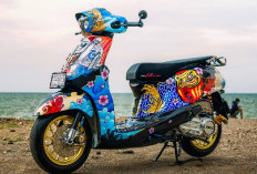 Auto Bikin Pangling Kawula Muda Jambi!Grand Filano Hybrid Dimodifikasi Mirip Desain Helm Sporty Japan Vibes
